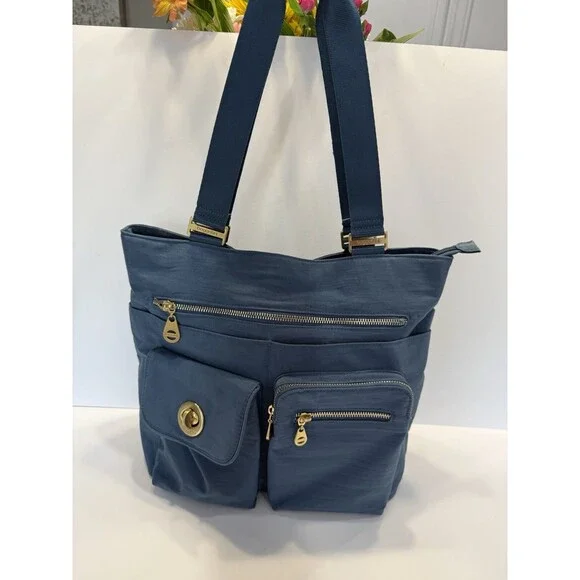 Baggallini Blue Shoulder Bag - Picture 6 of 14